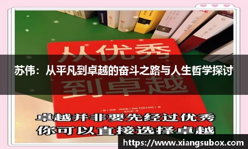 苏伟：从平凡到卓越的奋斗之路与人生哲学探讨