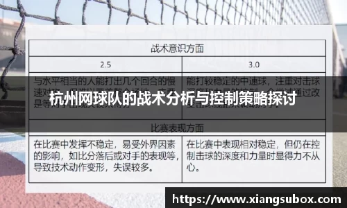 杭州网球队的战术分析与控制策略探讨